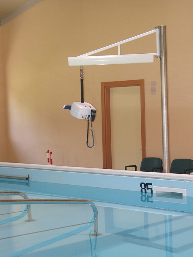 sollevatore per piscine e vasche
