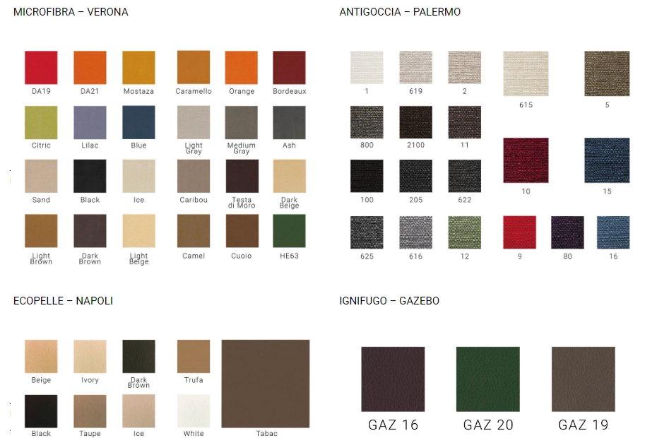 poltrona elettrica beatrice colori disponibili su richiesta